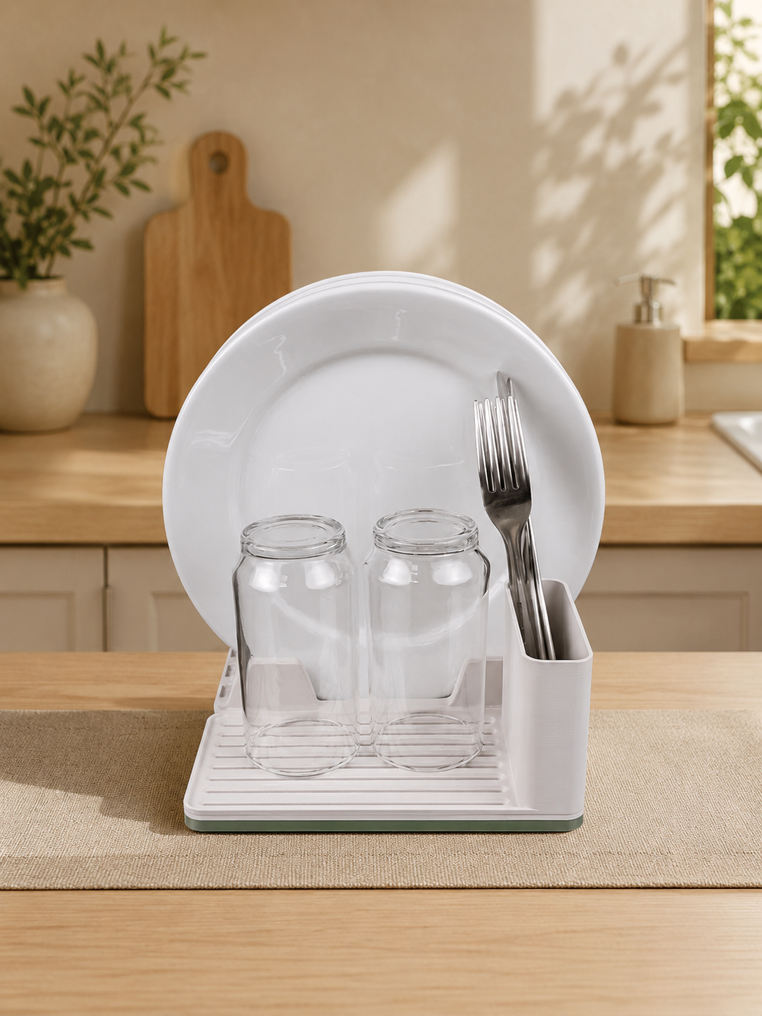 Compact Dish Drying Organizer