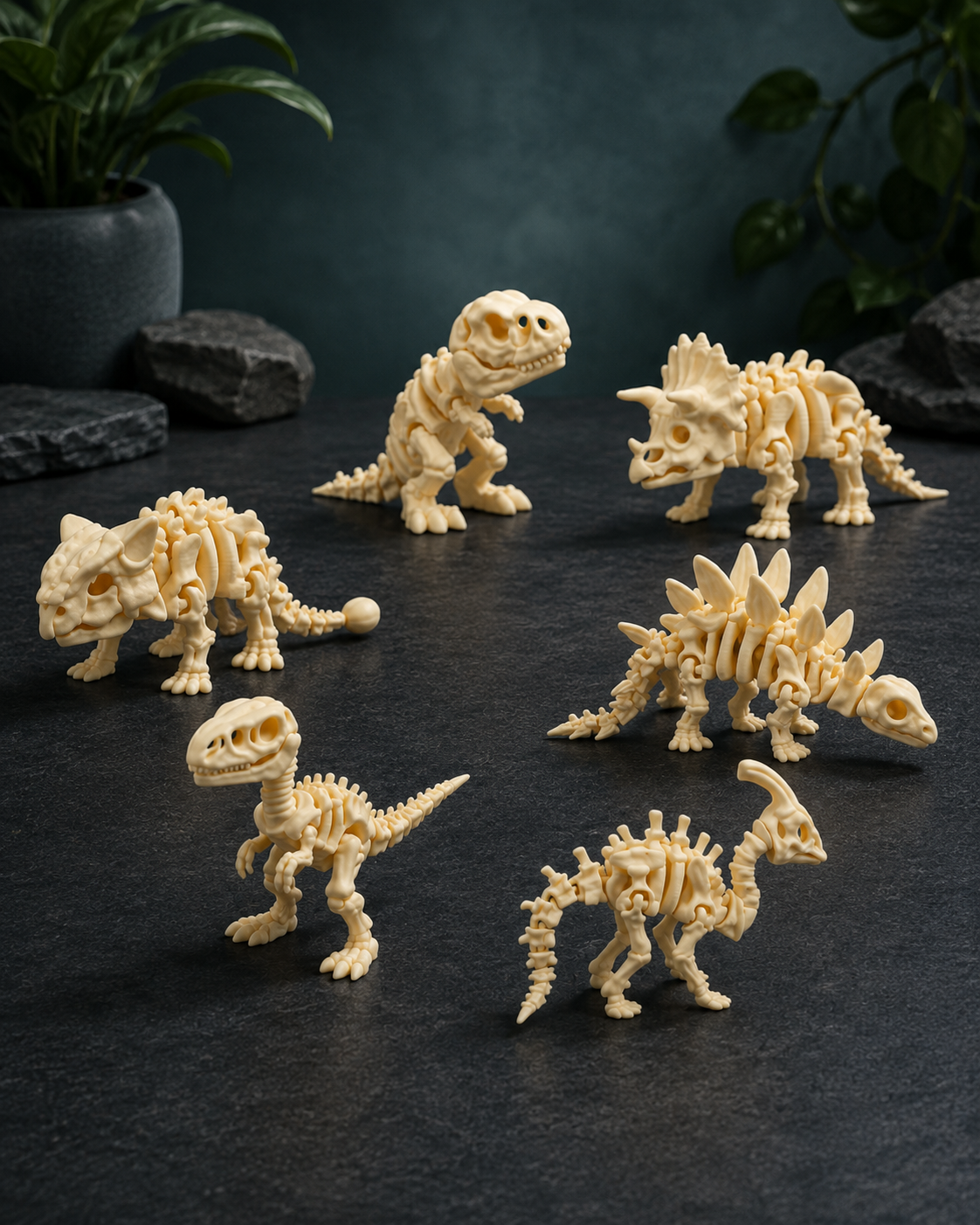 Mini Dinosaur Skeleton Set