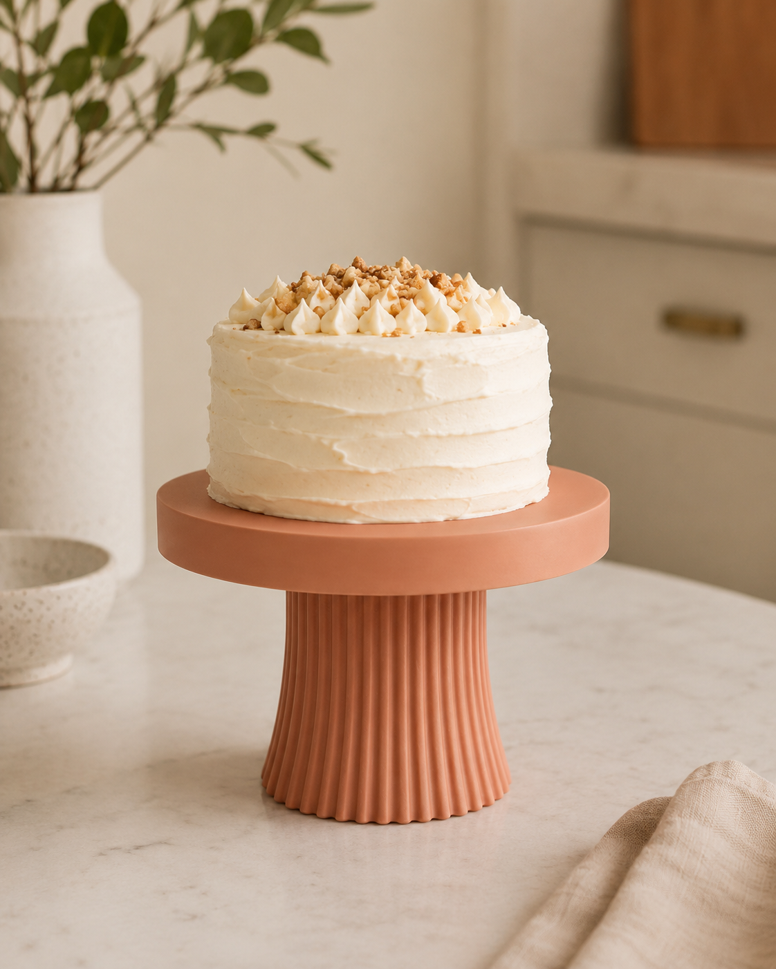 Ribbed Cake Stand